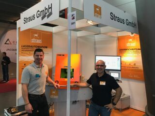 weltpremiere des laser vollautmat 5650 Straus GmbH auf der Motek 2019